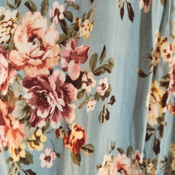 Aratta Silent Journey Mixed Print Long Sleeve Dress Size Medium Anthro Boho - Picture 12 of 16